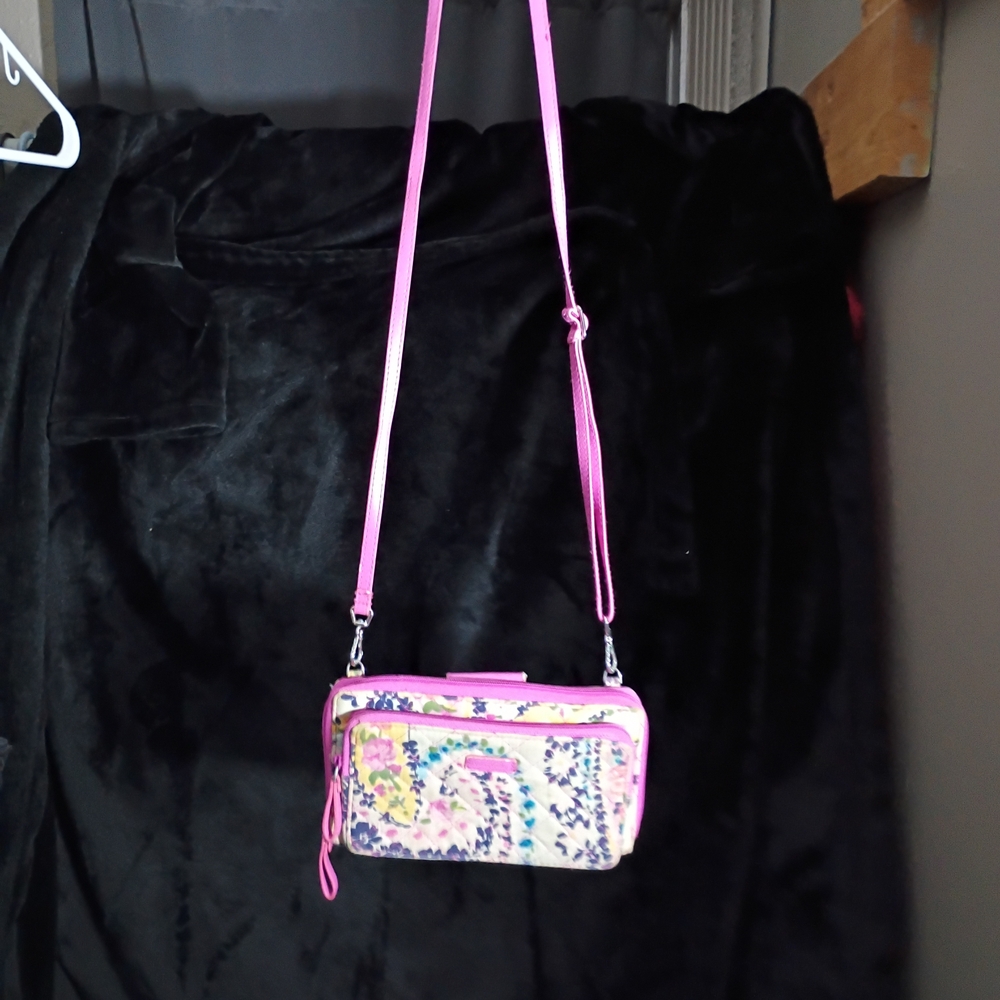 Vera Bradley Floral Quilted Crossbody Bag - Picture 2 of 4
